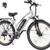 HITWAY BK27S E Bike 28 Zoll, Elektrofahrrad Pedelec für Damen und Herren, E-Fahrrad mit 36V 13Ah Wechselakku, 250W Motor, 7 Gang Schaltung,StVZO Citybike Electric Bike Ebike Reichweite bis zu 50km-100km